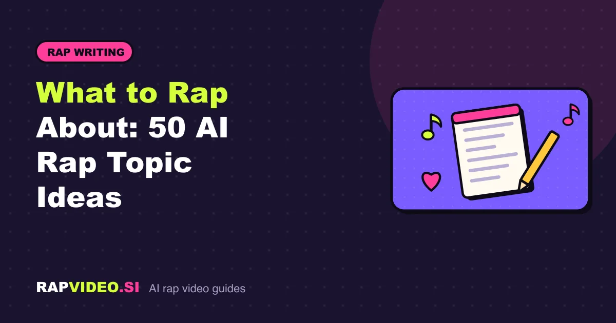What to Rap About: 50 AI Rap Topic Ideas