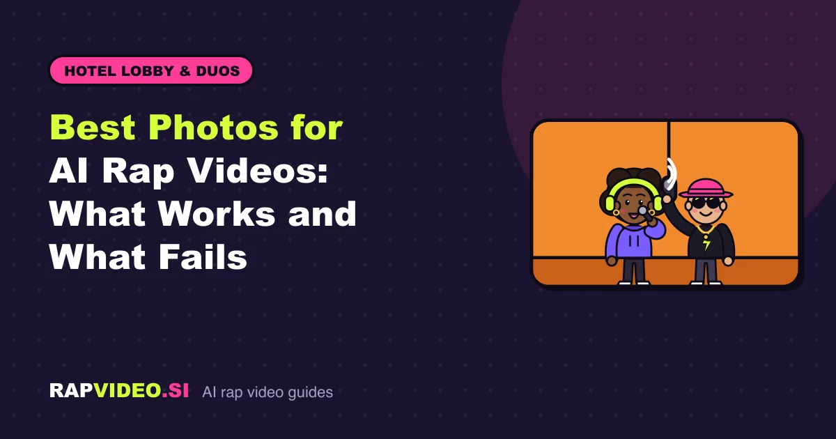 Best Photos for AI Rap Videos: What Works and What Fails
