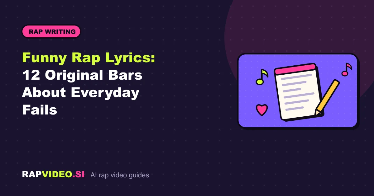 Funny Rap Lyrics: 12 Original Bars About Everyday Fails