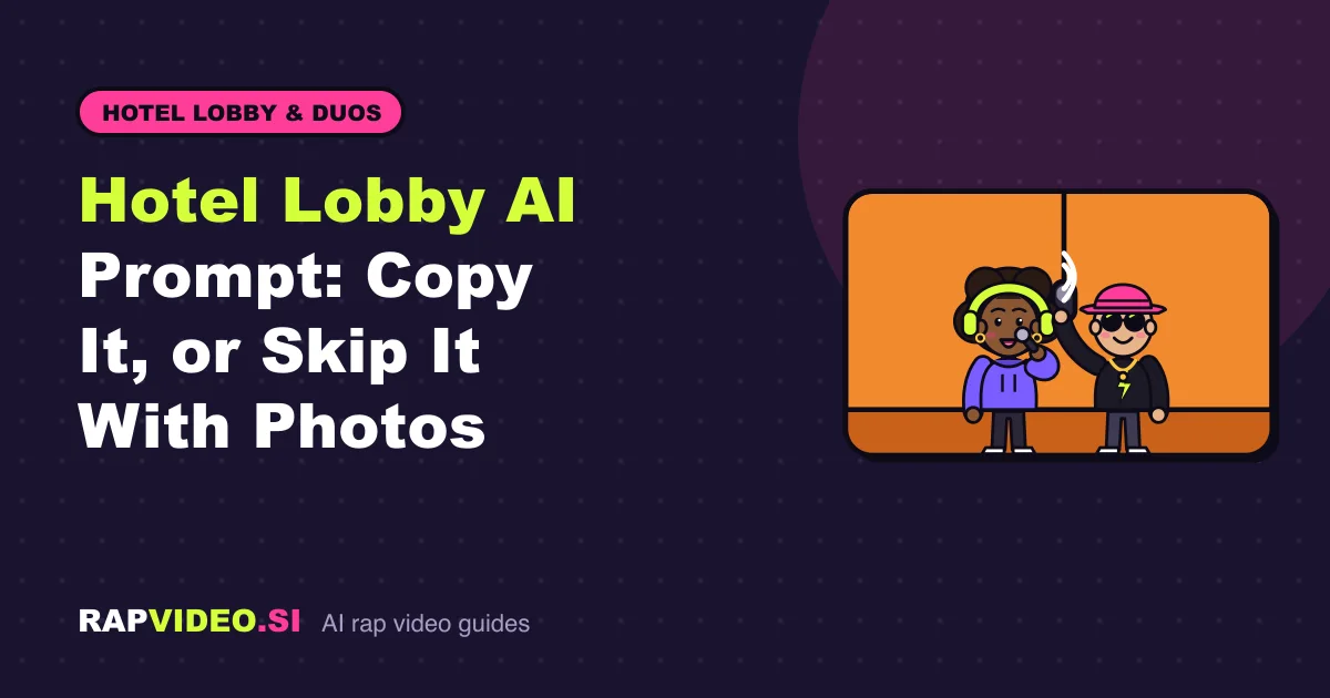 Hotel Lobby AI Prompt: Copy It, or Skip It With Photos