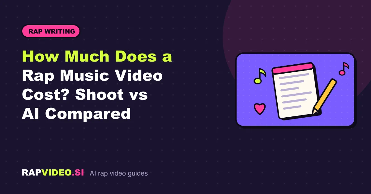 How Much Does a Rap Music Video Cost? Shoot vs AI Compared