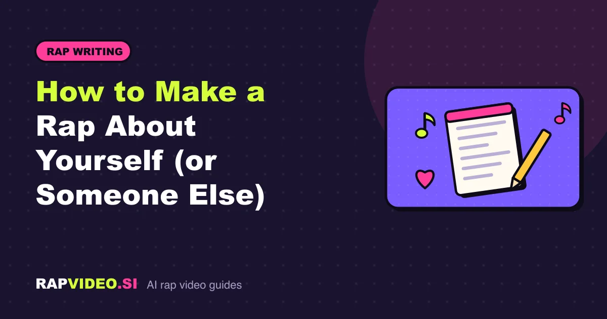 How to Make a Rap About Yourself (or Someone Else)
