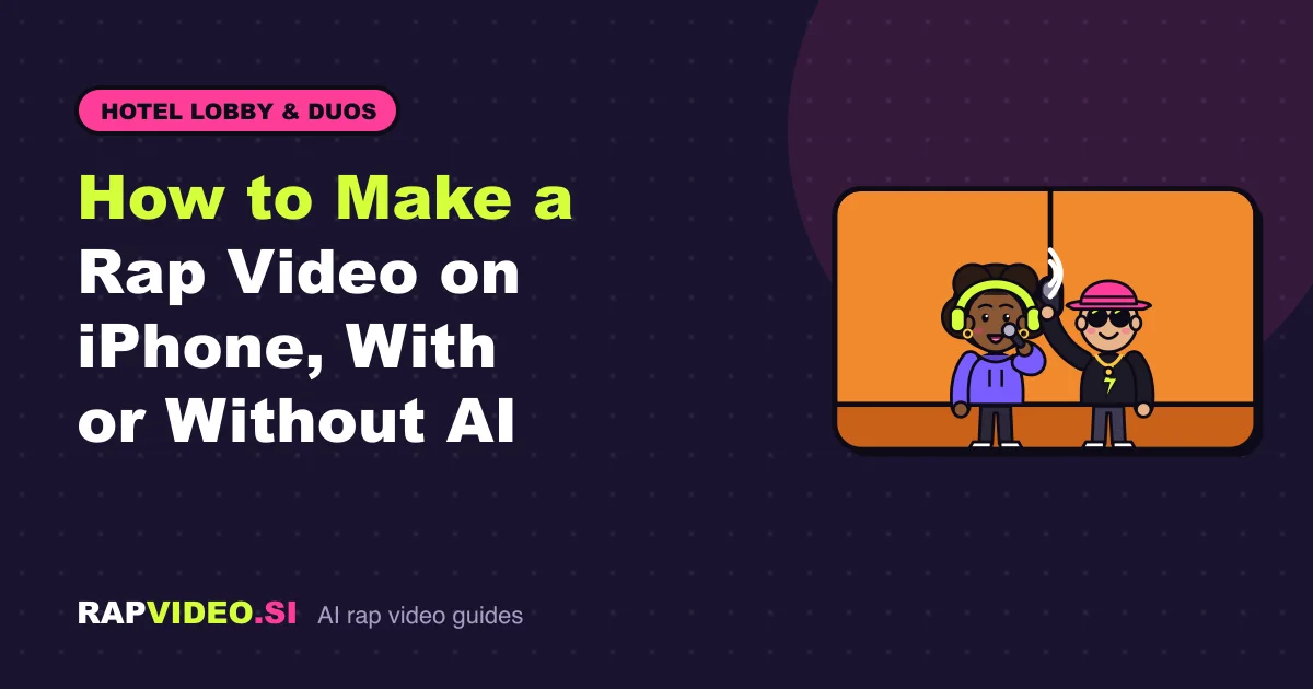 How to Make a Rap Video on iPhone, With or Without AI