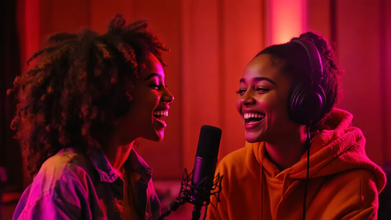 AI Rap Duo: AI concept image
