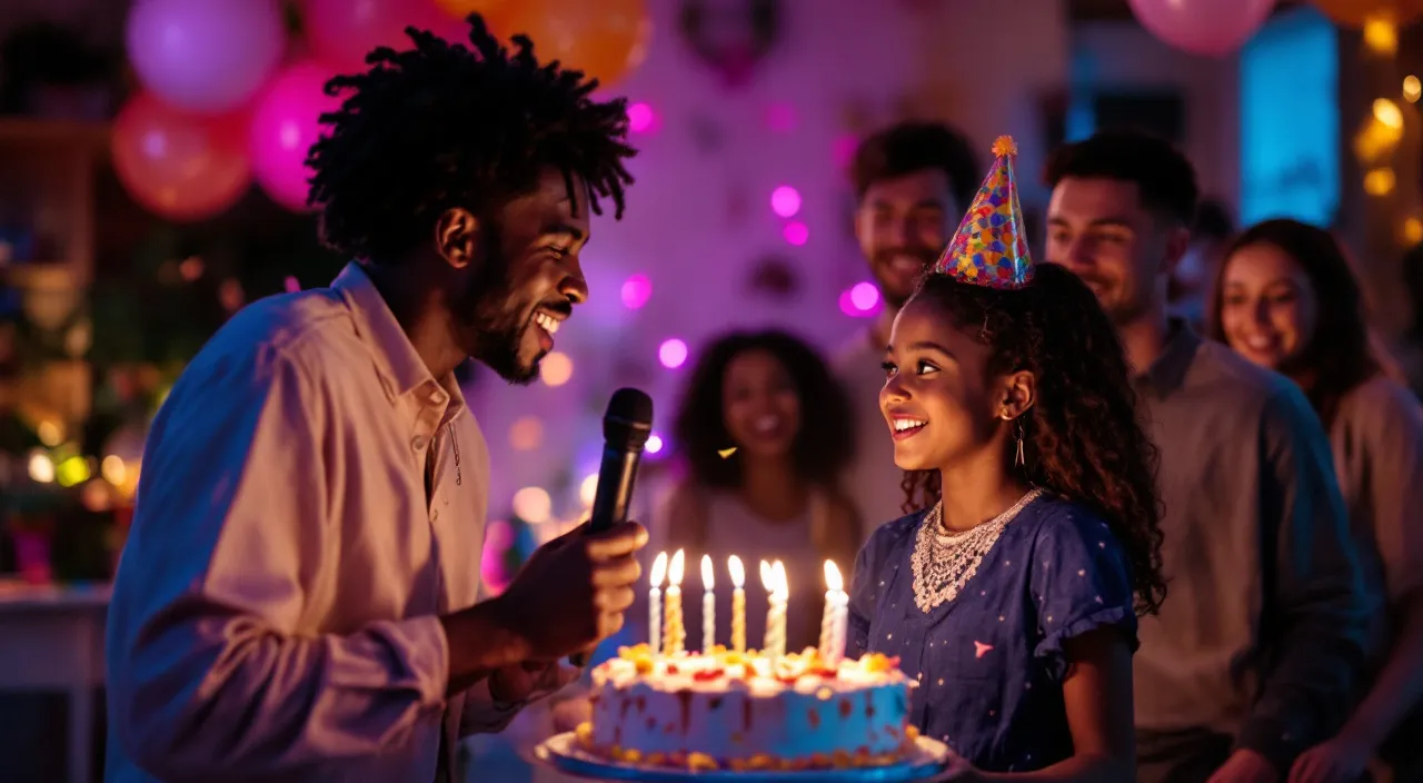 Birthday Rap Song: AI concept image